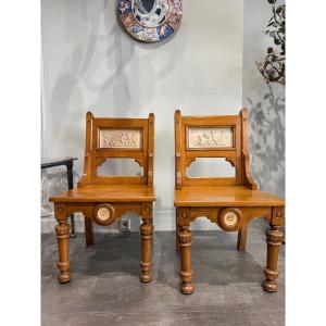 Paire de chaises C Spicciani circa 1915