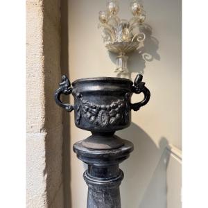 Paire de vases en fonte Suède 1900
