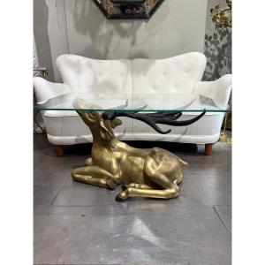 Deer Coffee Table Circa 1970