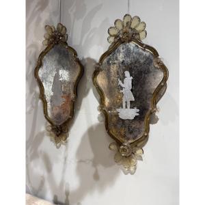 Pair Of Venice Mirrors, 1950
