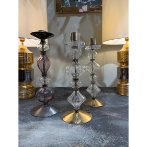 3 bougeoirs Erik Hoglund 