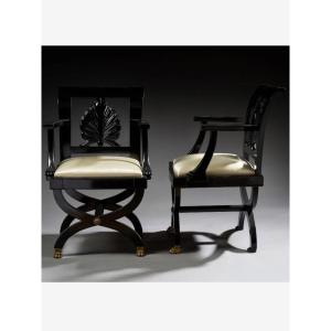 Pair Of Maison Jansen Armchairs 