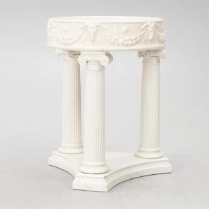 Jardiniere en faience emaillee suede 1900