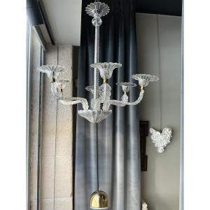 Chandelier, Circa 1940, By Seguso, Murano
