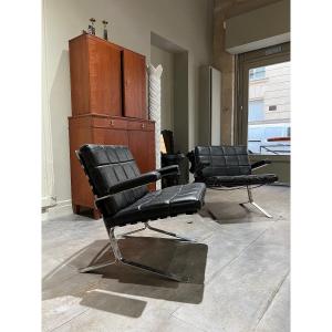 Pair Of Joker Armchairs Olivier Mourgue