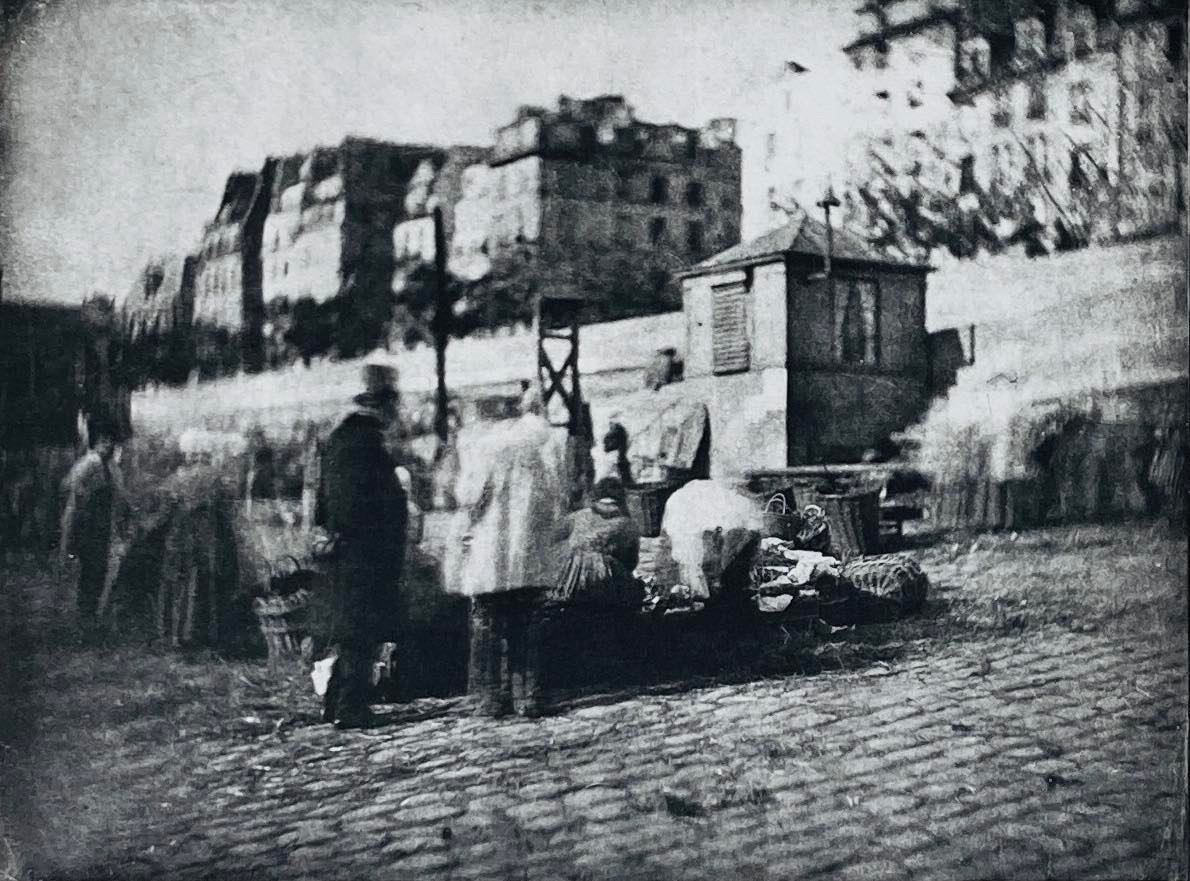 Charles Nègres, Le Marché, Port De L’hôtel De Ville, Paris, 1851-52