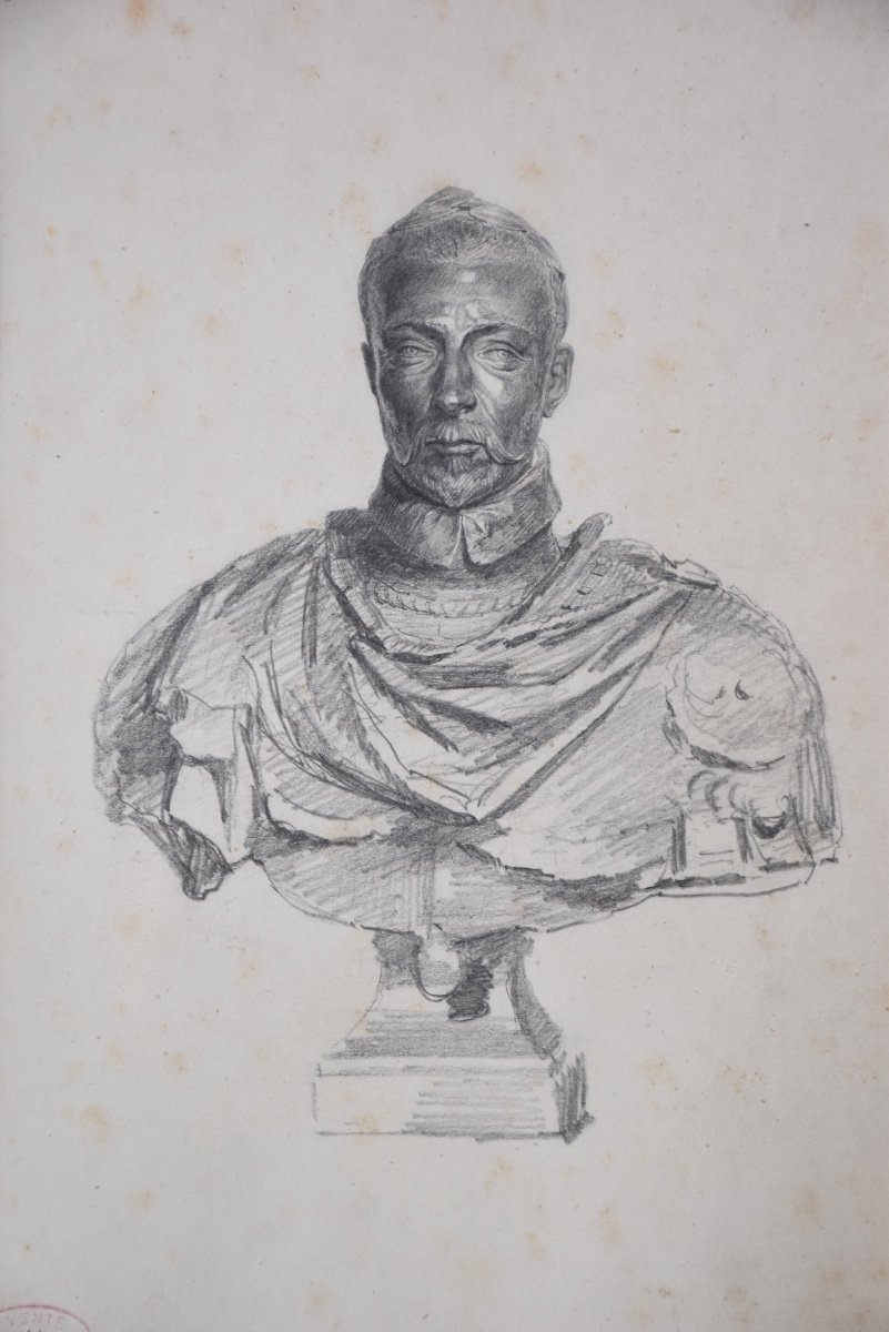 Jules Ferdinand Jacquemart (1837-1880), Charles IX, d'après le buste de Germain Pilon