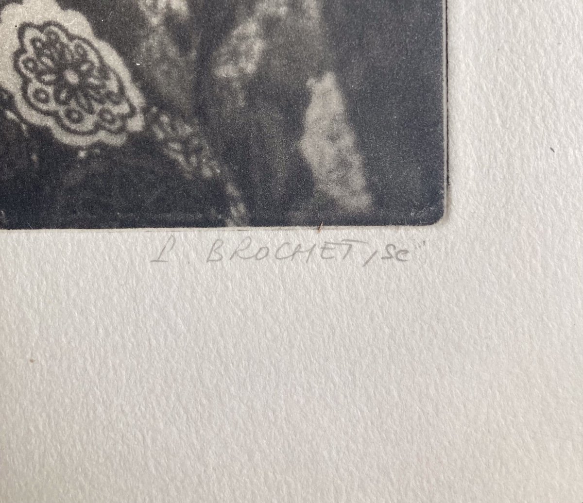 Proantic: Pierre Brochet, Portrait Of Laure De Monfreid, 1969