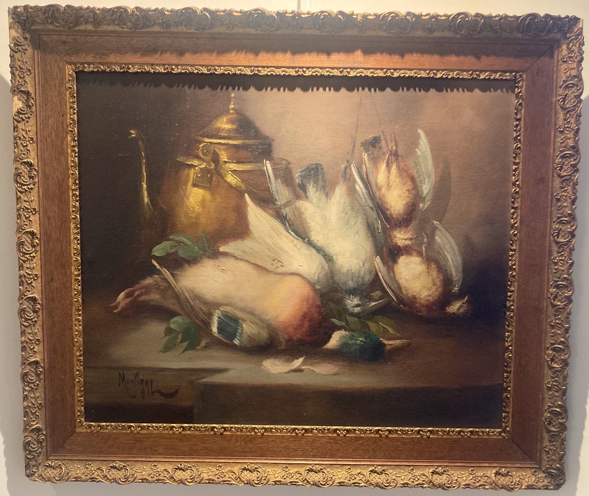 Montigny, Pair Of Still Lifes, Canvases-photo-2