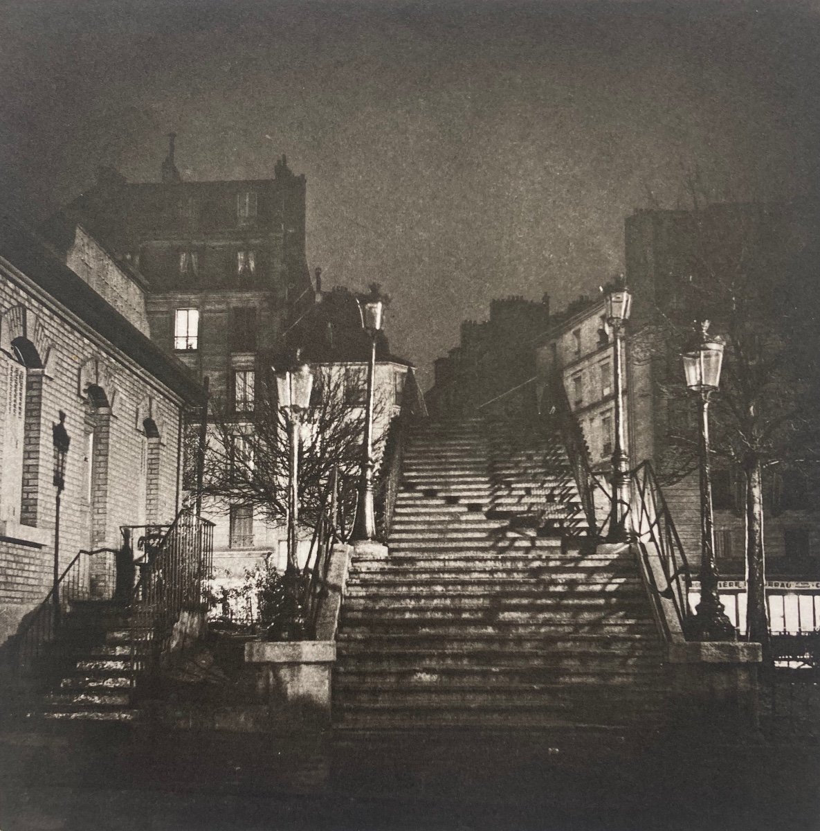 Marcel Bovis, Montmartre, 1936, Heliogravure