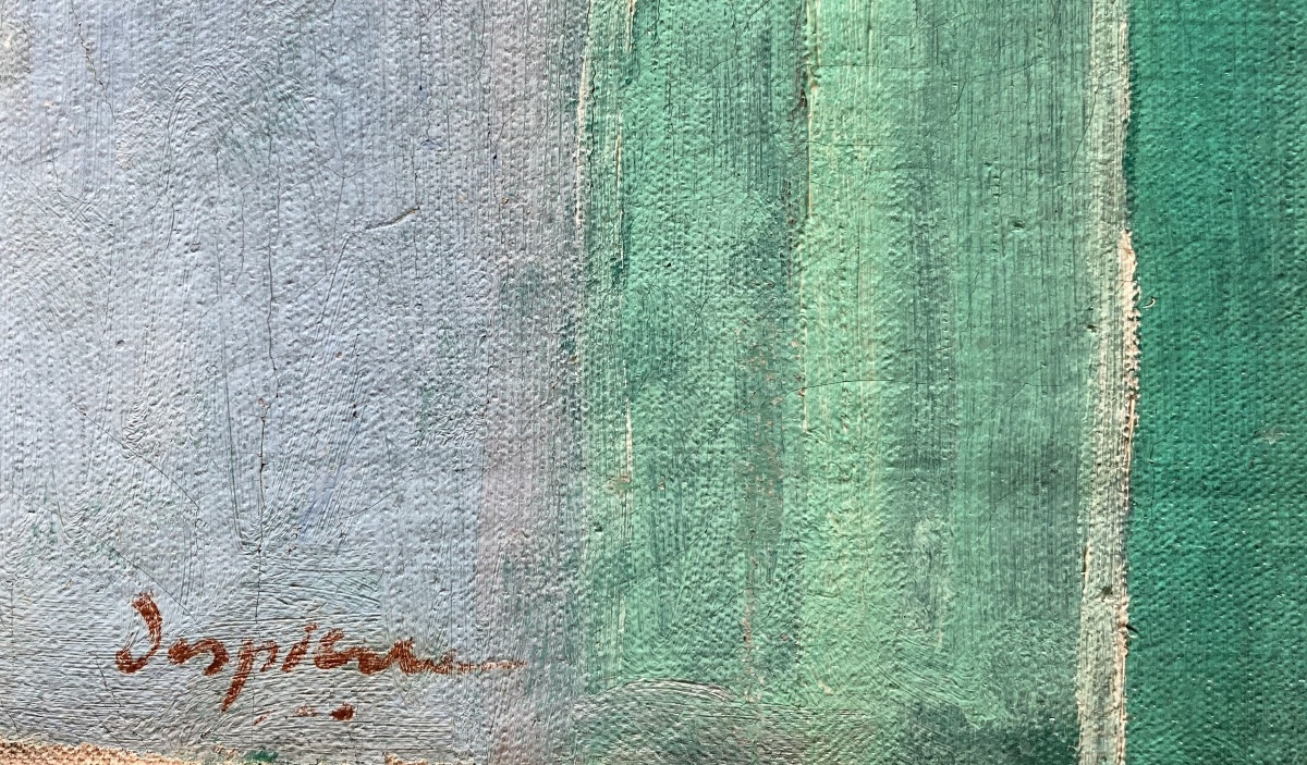 Despierre, Two Jockeys, Circa 1960, Oil On Canvas-photo-1