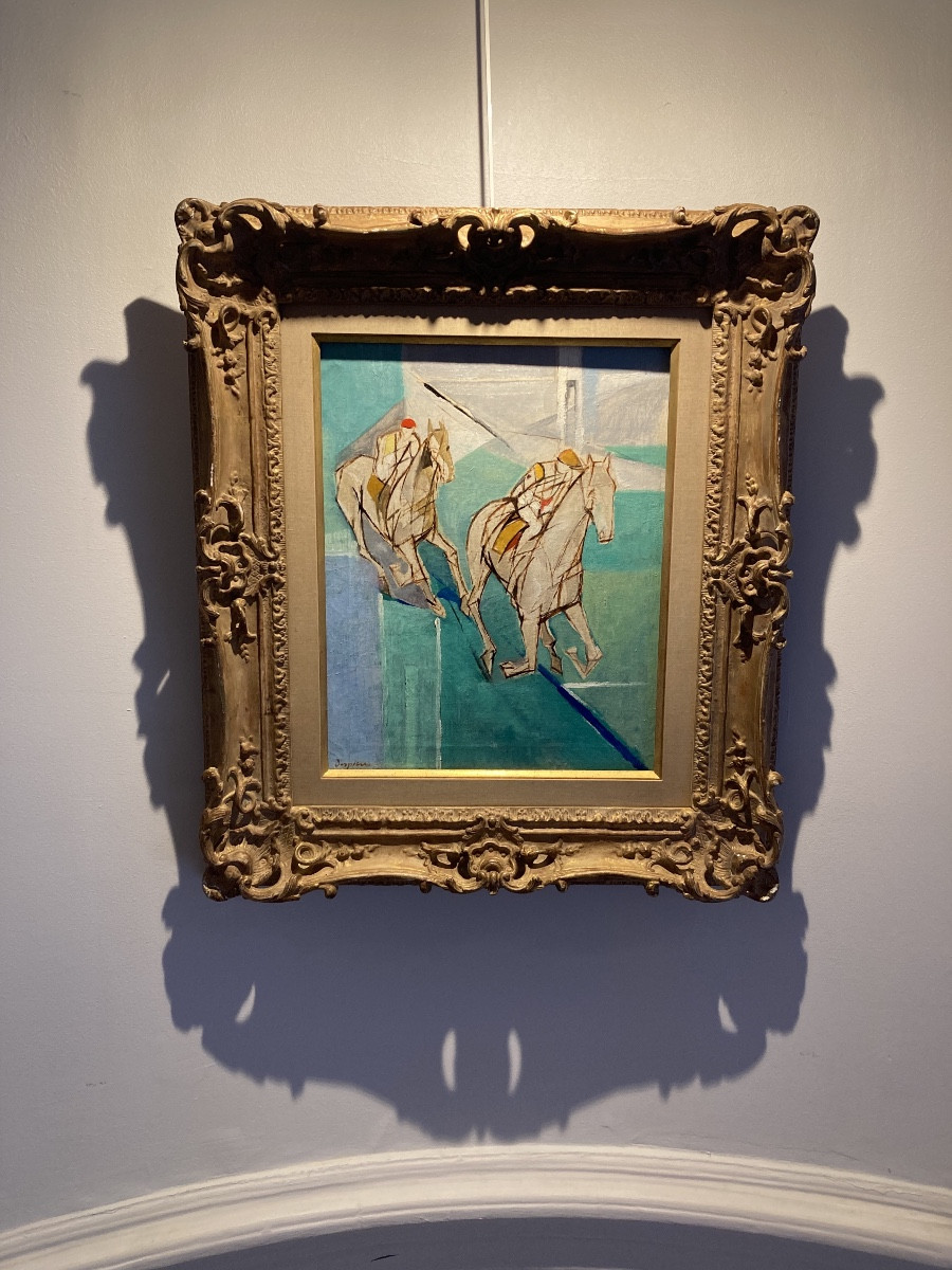 Despierre, Two Jockeys, Circa 1960, Oil On Canvas