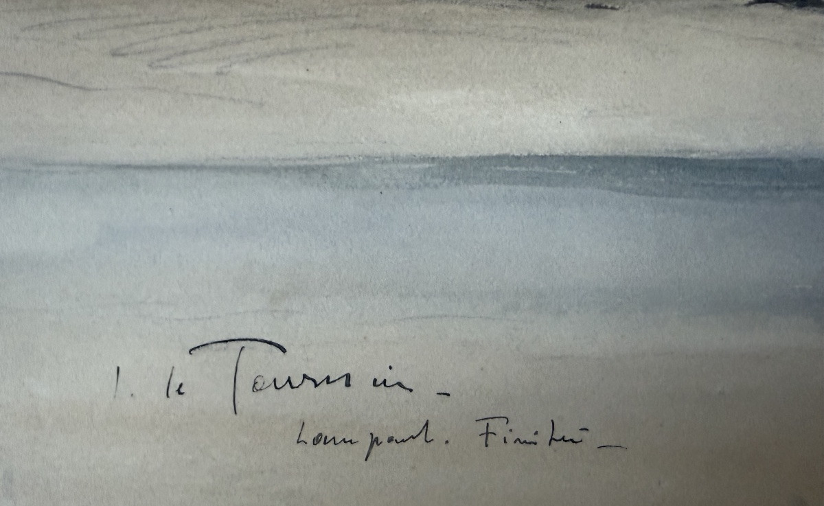Joseph-marie Le Tournier, Lampaul, Finistère, Watercolor-photo-3