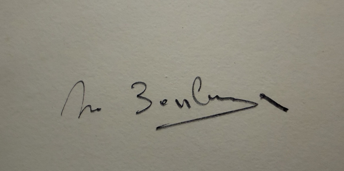 La Boulaye, Cavalier andalous, crayon sur papier-photo-4