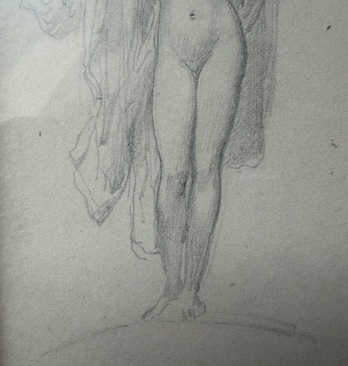 Léon Cogniet, Venus With Mirror, Drawing-photo-3