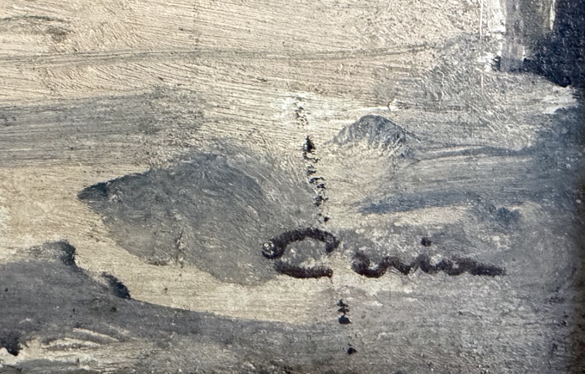 Edmond Ceria, La Place De La Concorde, Oil On Panel-photo-3