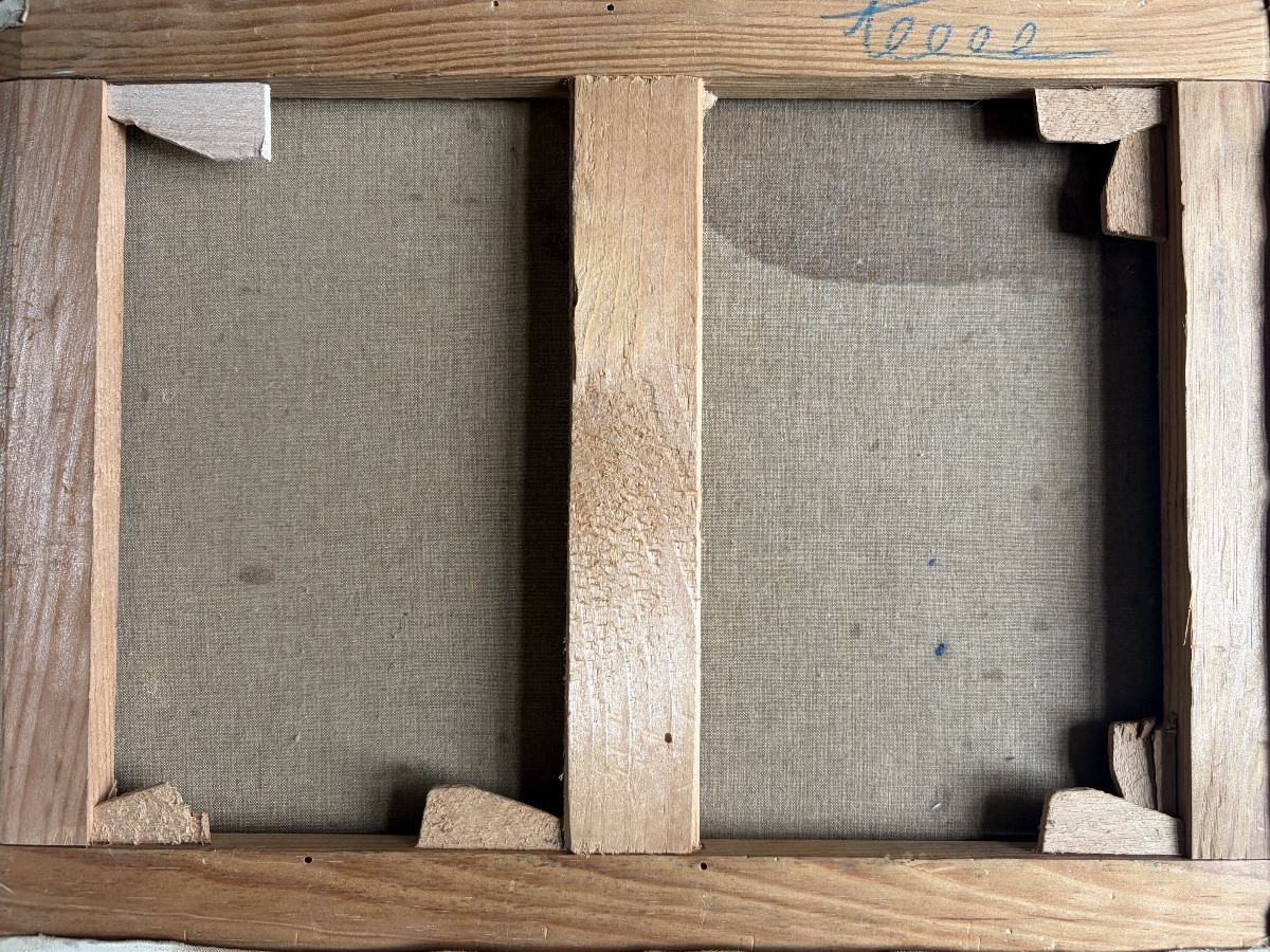 Edmond Ceria, Sanary, Oil On Canvas-photo-1