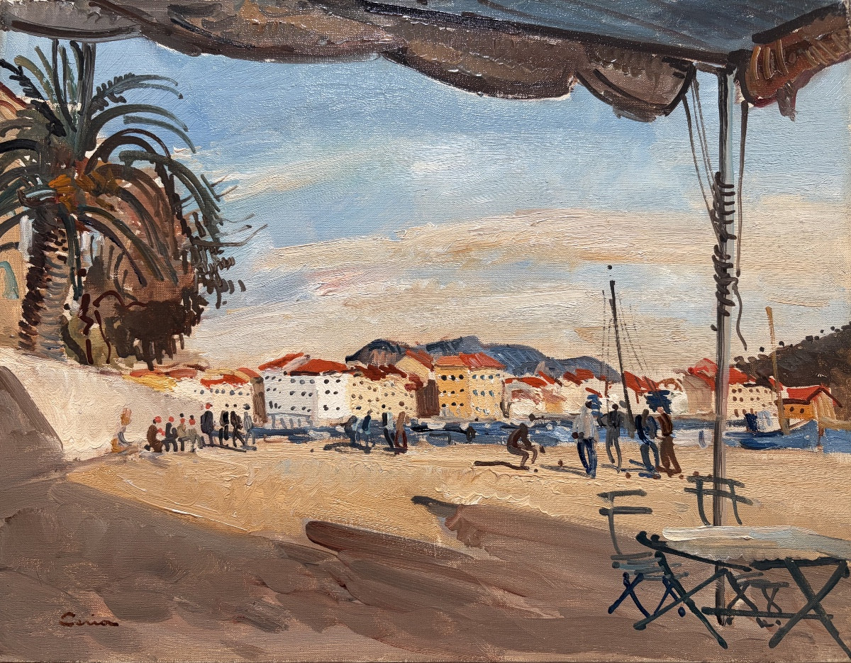 Edmond Ceria, Sanary, Oil On Canvas
