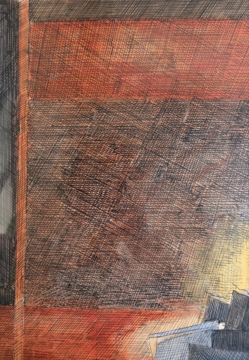 Bertholle, Les Livres, 1983, Watercolour And Ink-photo-3