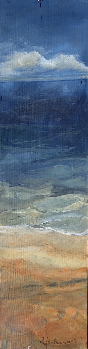 Isabelle Hennessy, Atlantique, Oil On Panel