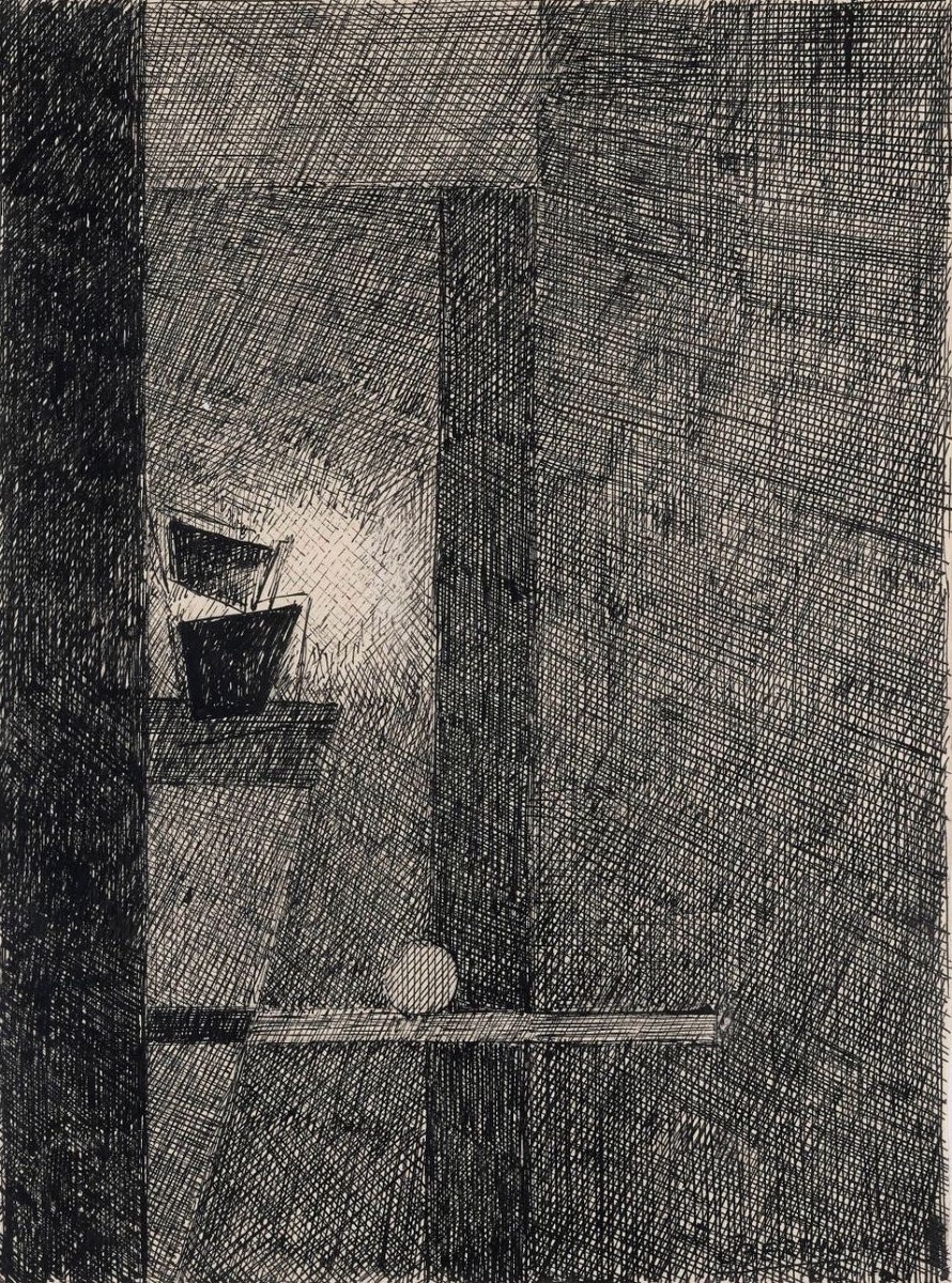 Jean Bertholle, Books And Sphere, 1982