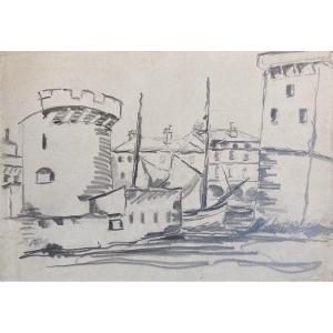 William Nicholson, Les Tours De La Rochelle, 1938
