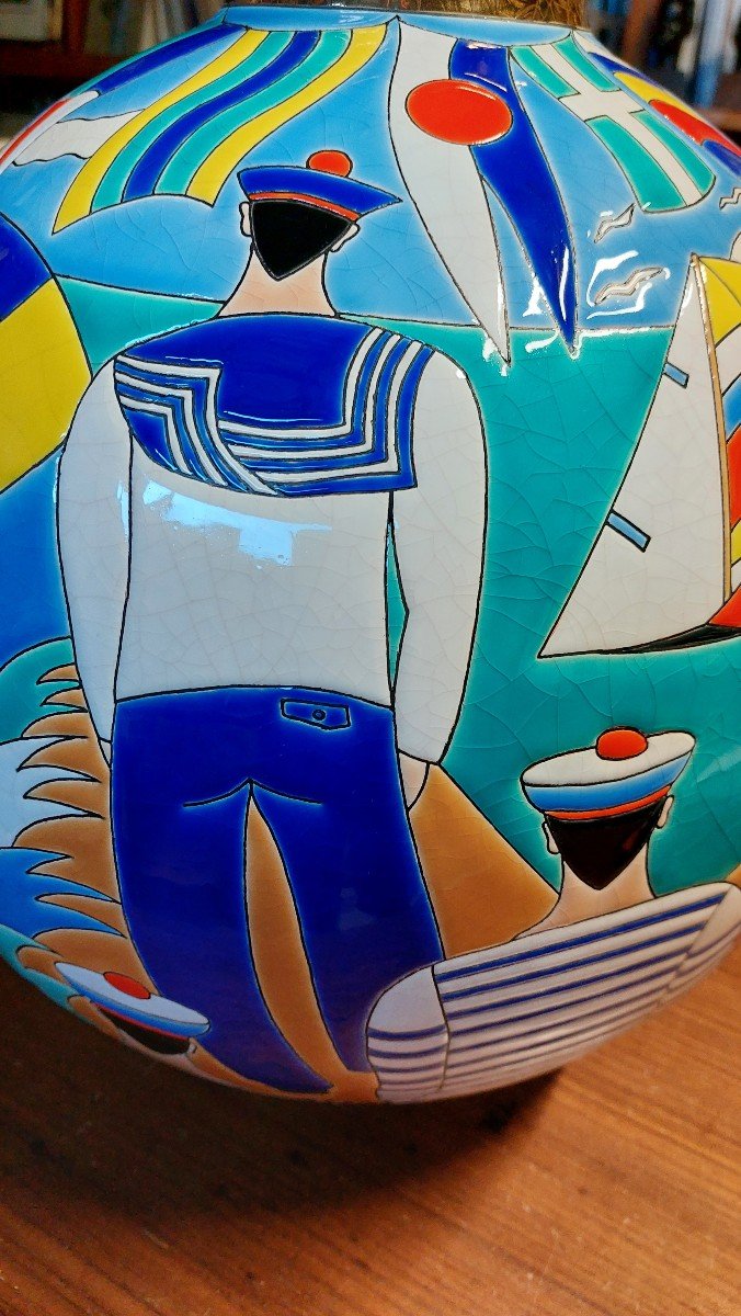 Sophie Sirot (20th Century) “the Pavoisée Sea”-photo-3