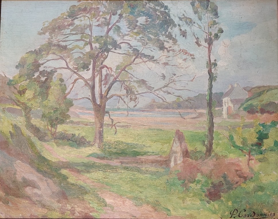 Paul Cordonnier (1878-1963)    "Fontaine de la Chapelle de la Pitié au Pouldu "