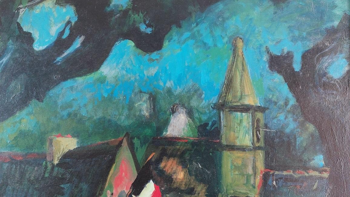 Albert Raty (1889-1970) Sainte Marine In Brittany-photo-2