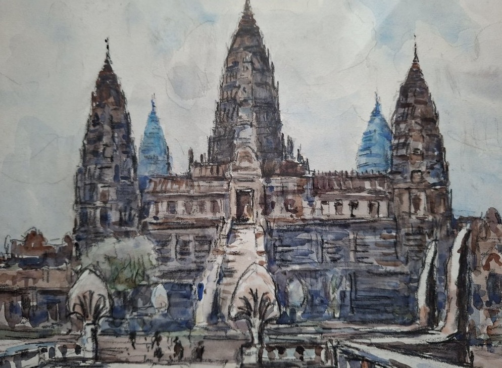 Georges Rose (1895–1951), "the Temple Of Angkor Wat"-photo-3
