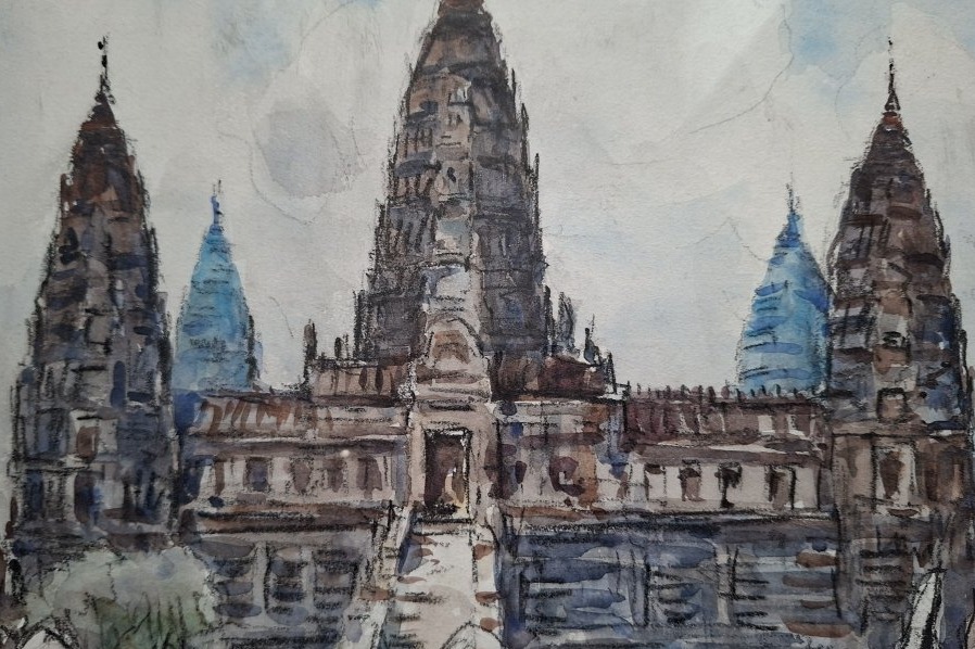 Georges Rose (1895–1951), "the Temple Of Angkor Wat"-photo-4