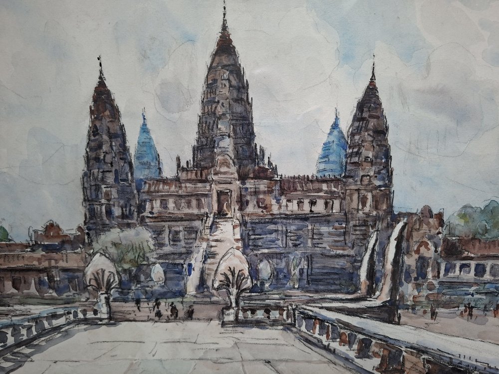 Georges Rose (1895–1951), "the Temple Of Angkor Wat"-photo-3