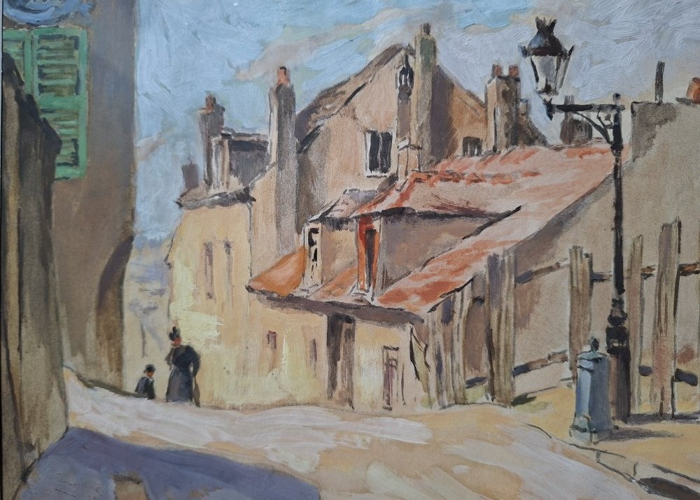 Eugène Delecluse (1882–1972), “rue Du Mont Cenis, Montmartre”-photo-4