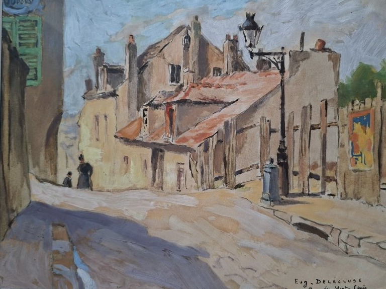 Eugène Delecluse (1882–1972), “rue Du Mont Cenis, Montmartre”