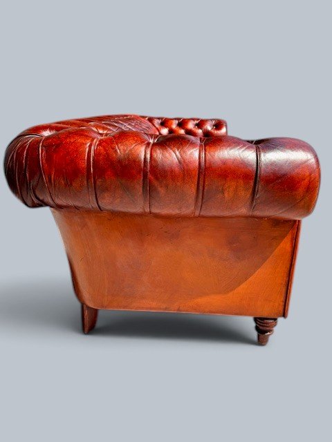Original Chesterfield Sofa - English - Early 20th Century-photo-2