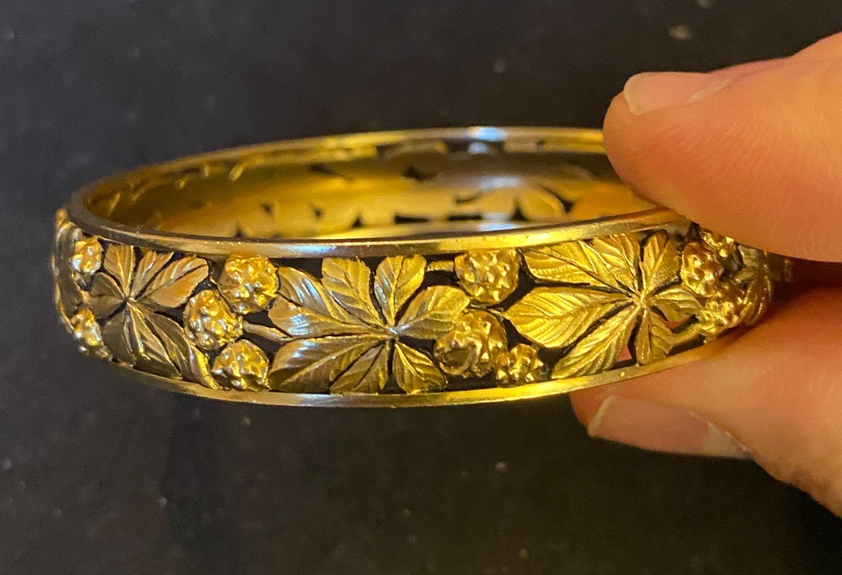 Old French Bracelet 19th In Gold