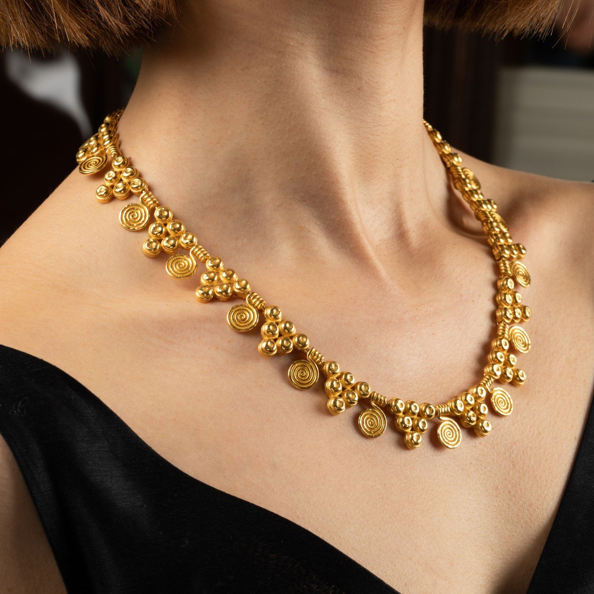Vintage Gold Necklace 22 By Zolotas-photo-1