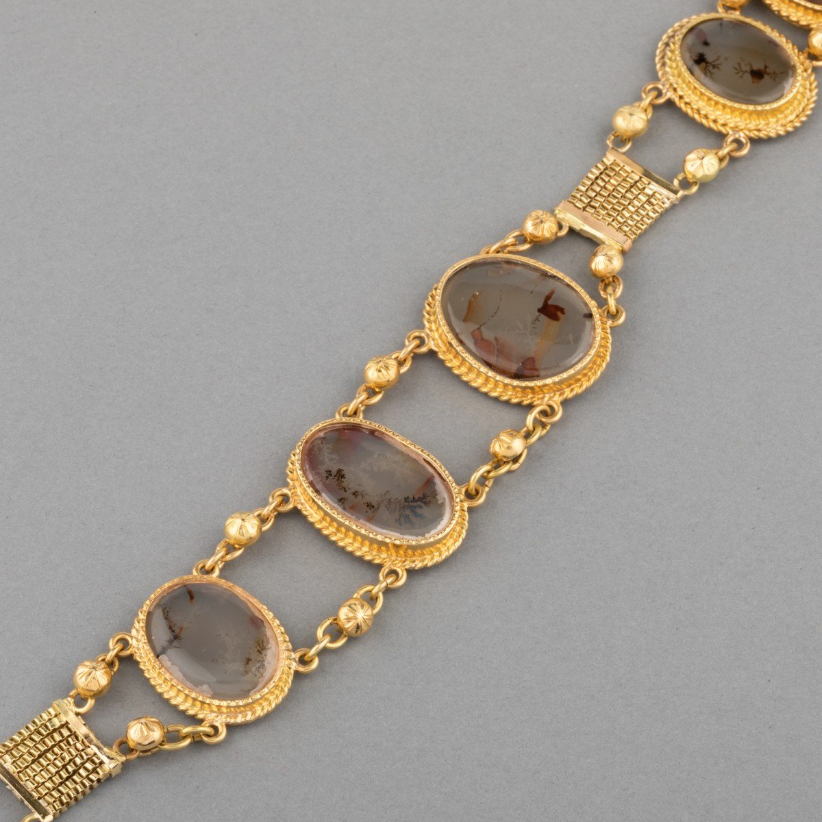 19th Bracelet In Gold And Agate-photo-1