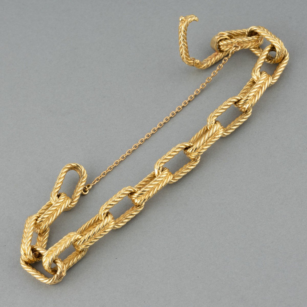 Bracelet Français Vintage En Or-photo-4