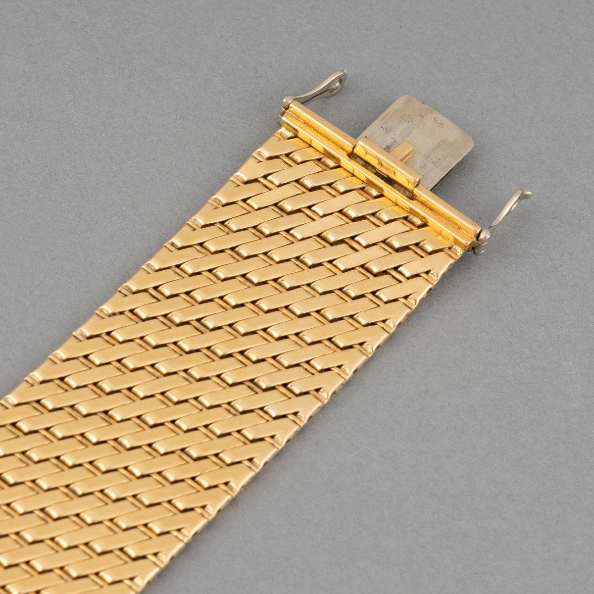 Bracelet Vintage En Or Diamants Et Saphirs-photo-1