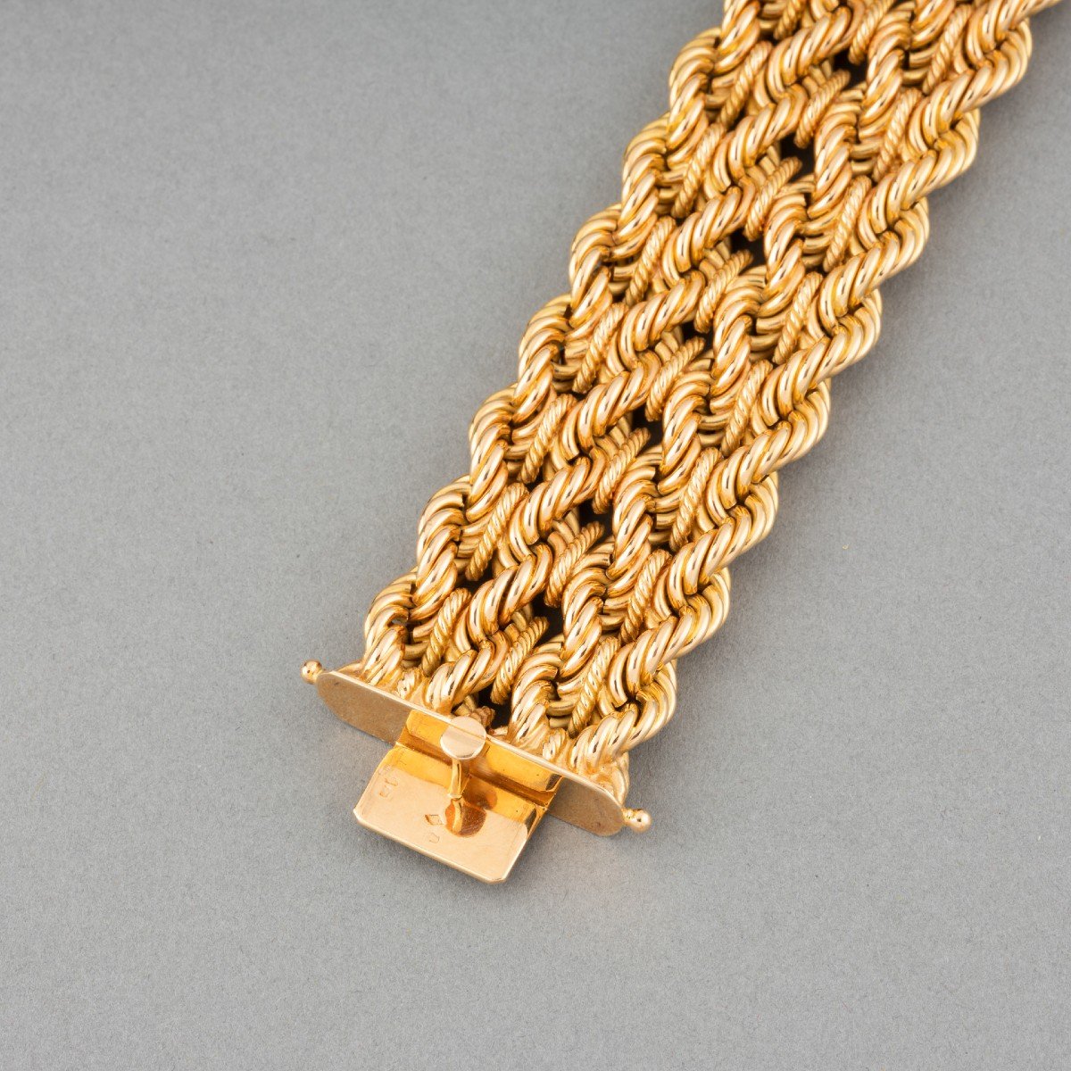 Retro French Gold Bracelet -photo-3