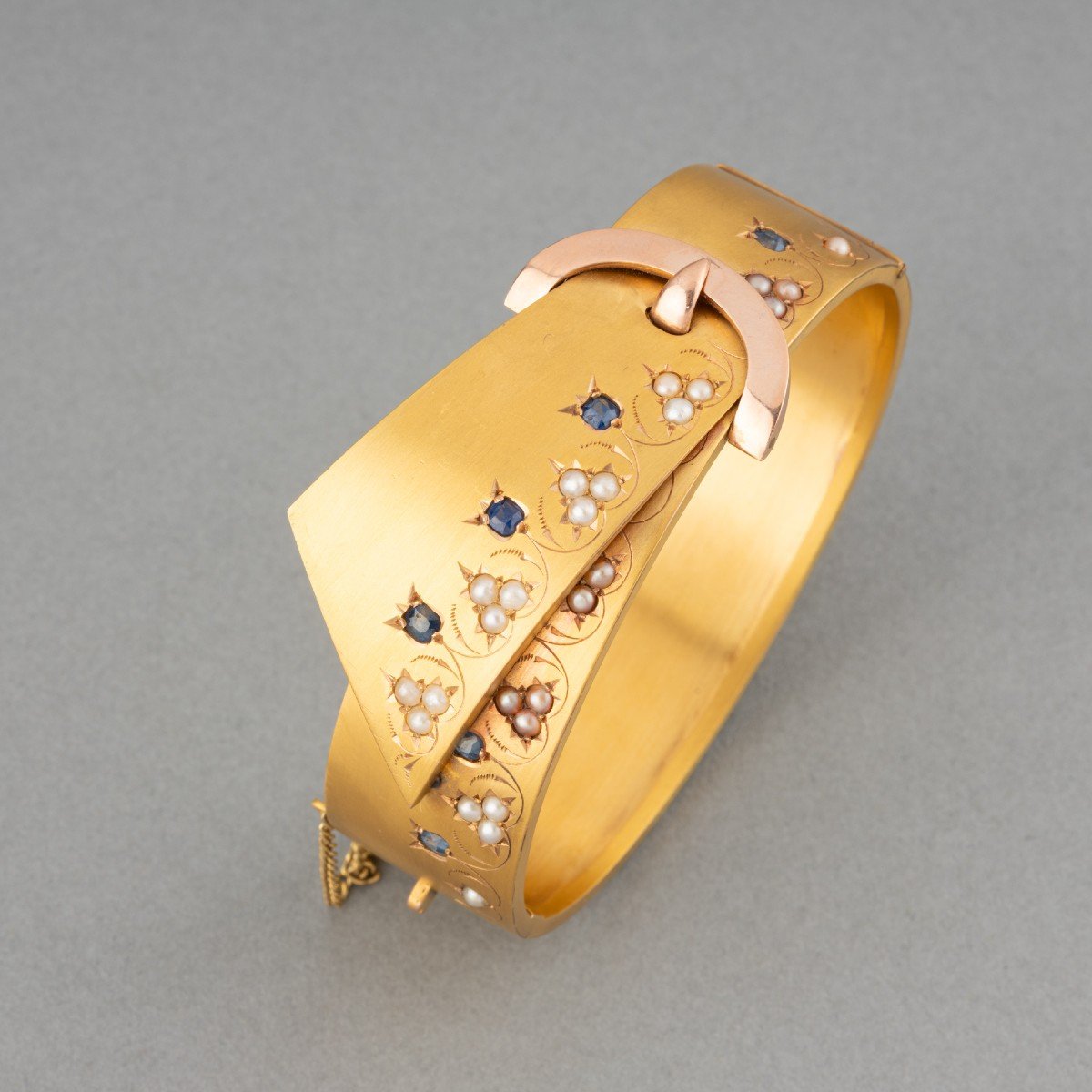 Old French Gold Bracelet -photo-2