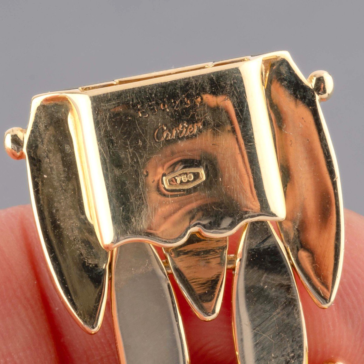 Cartier Bracelet Vintage En Or Avec Certificat-photo-3