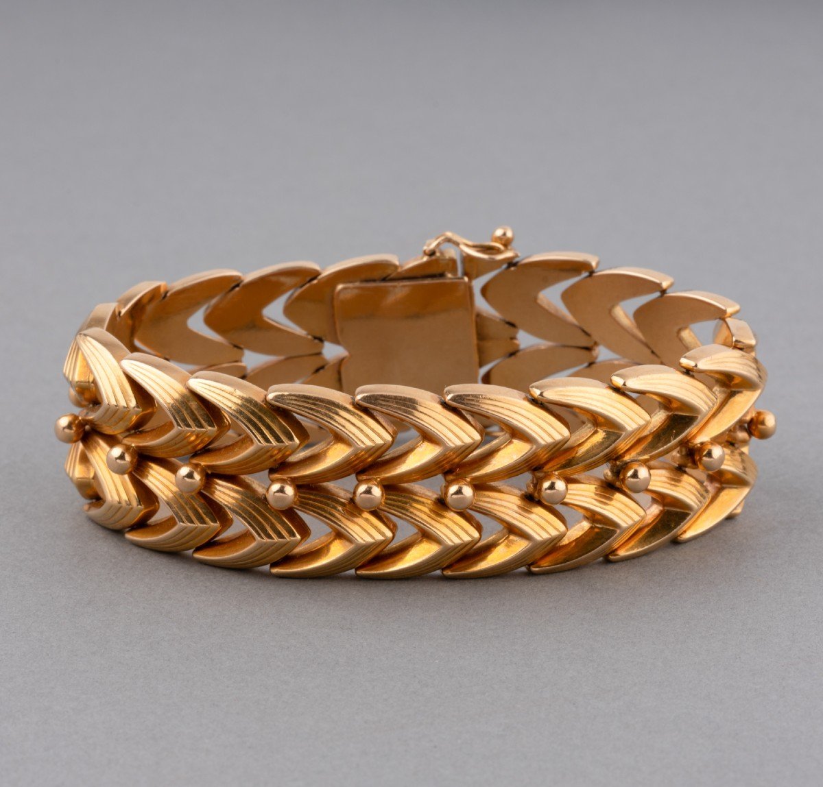 Vintage French Gold Bracelet 