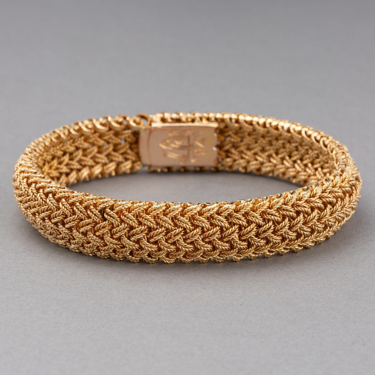 Bracelet Français Vintage En Or 