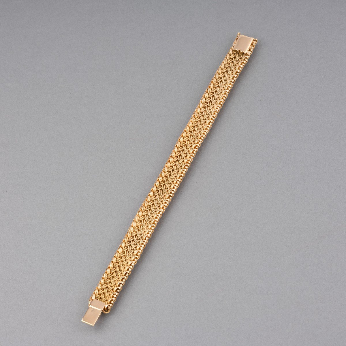 Vintage French Gold Bracelet -photo-1