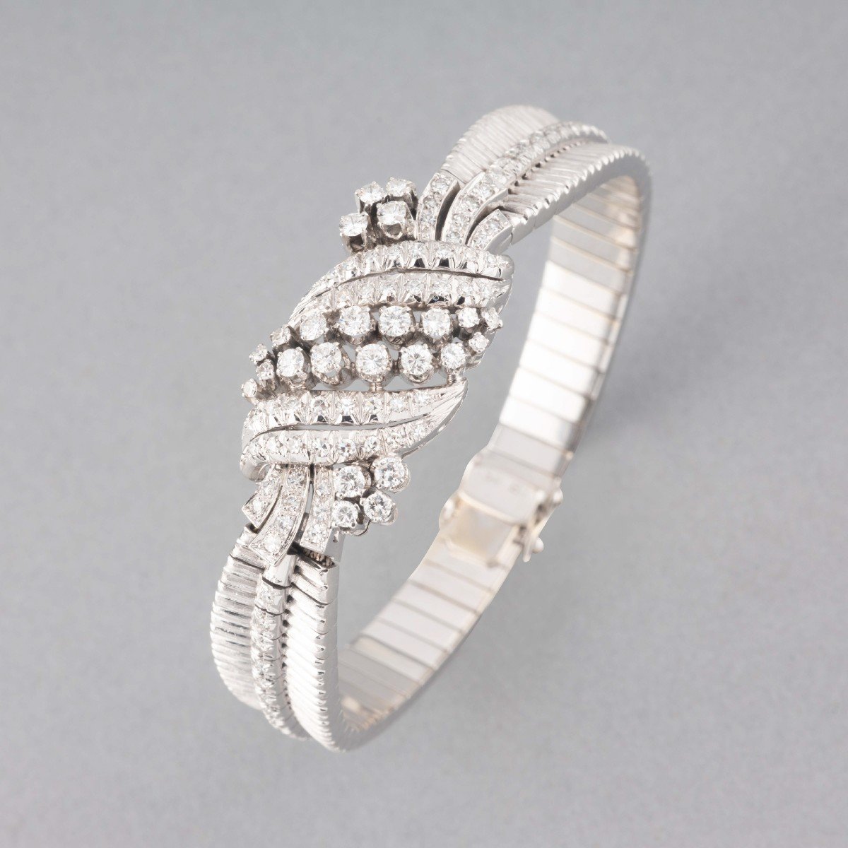 Vintage Gold And Diamond Bracelet
