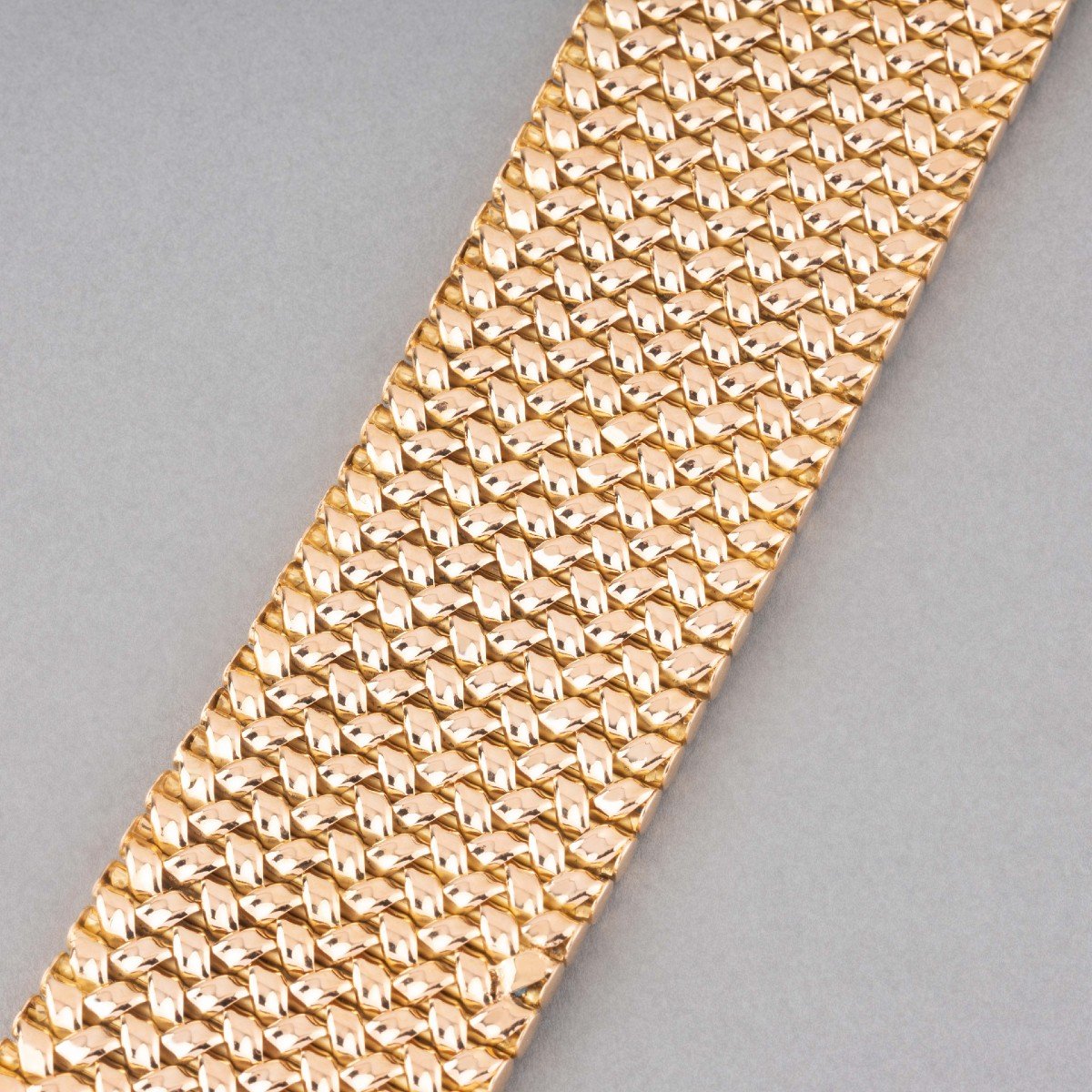Vintage French Gold Bracelet -photo-4