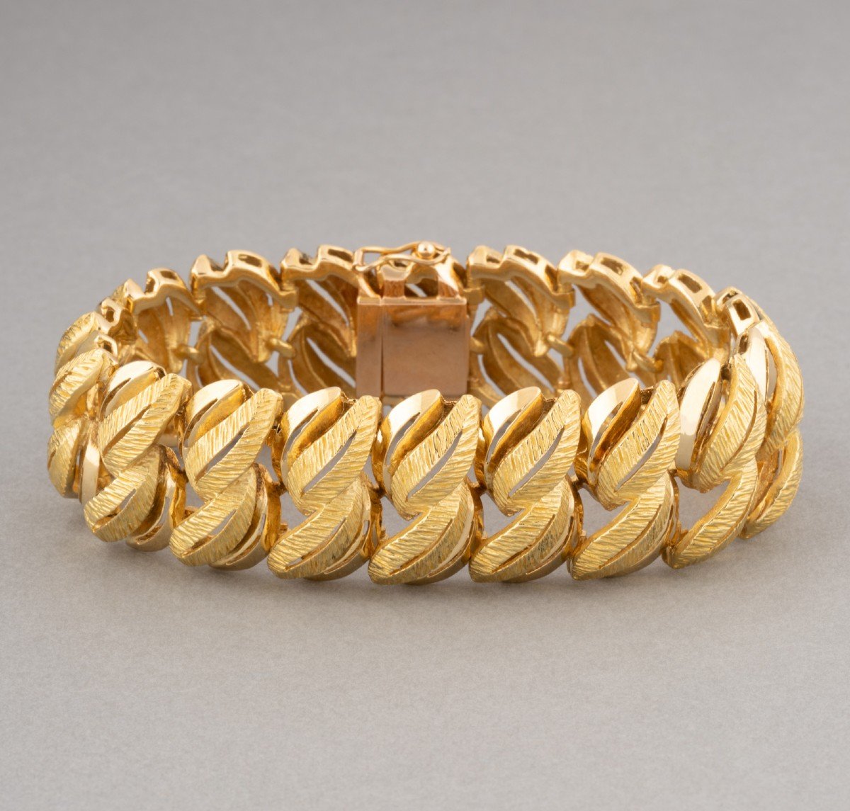 Vintage French Gold Bracelet From The 60s