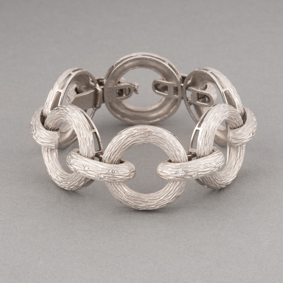 Vintage Gold And Diamond Bracelet-photo-3